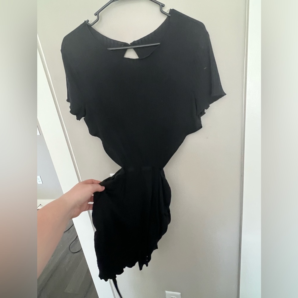 Split sides romper